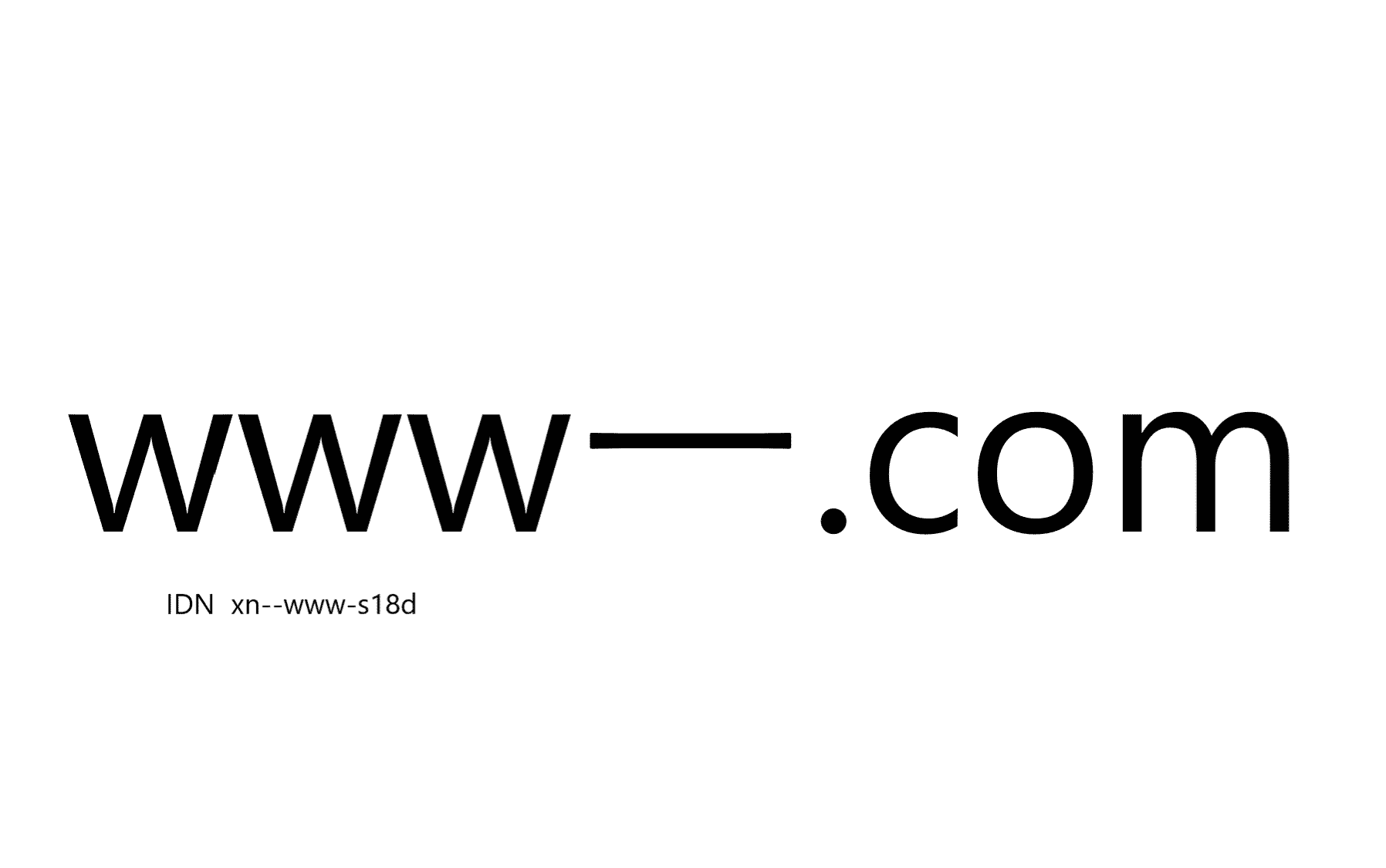 A look 0八0 at  IDN's and Emoji codes and domains.